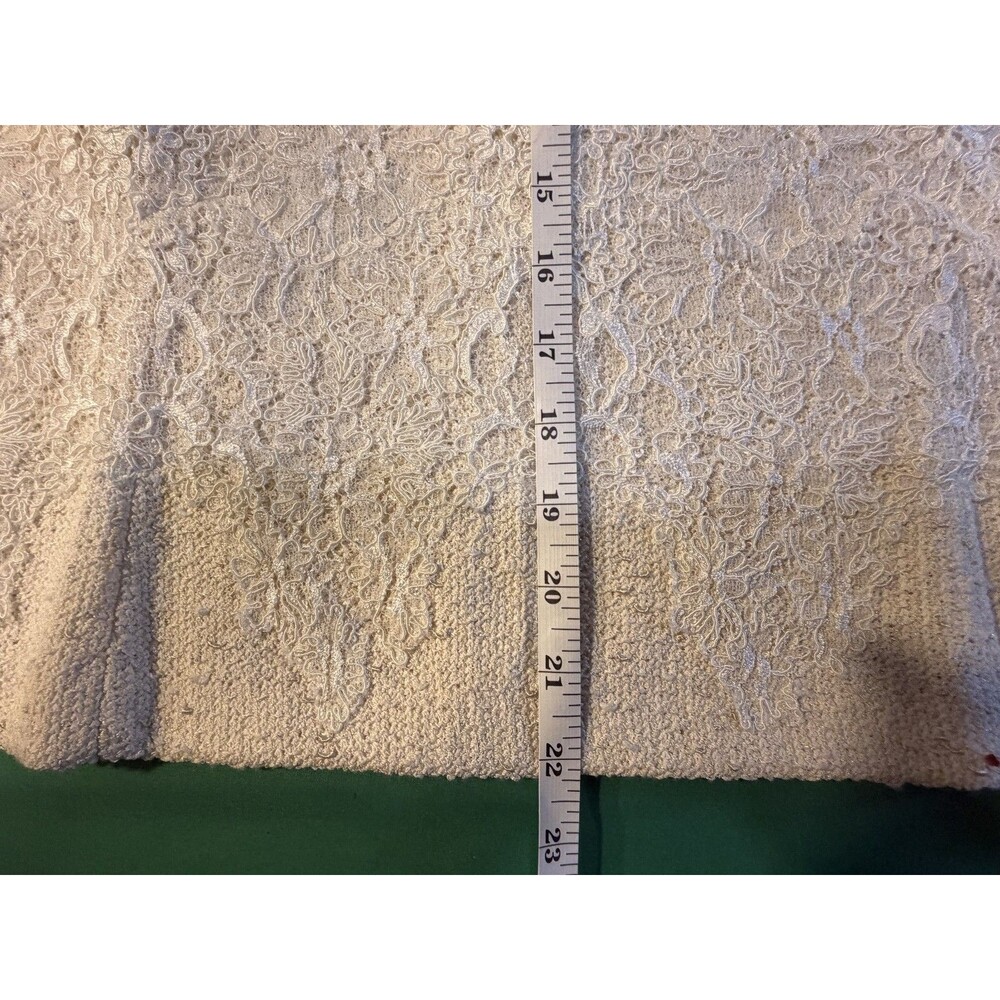 🖤✨ St. John Collection Knit Zip-Up Sweater Top w/ Lace Details Size 10 👚💎 - Picture 8 of 8